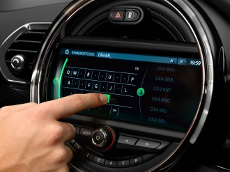 MINI's new touchscreen navigation