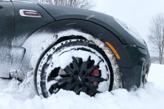 F54 JCW Clubman with Winter Tires (Blizzaks)